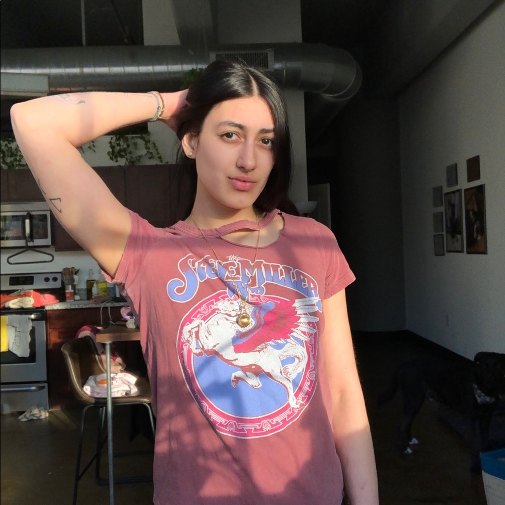 AE Distressed Steven Miller Band Tee